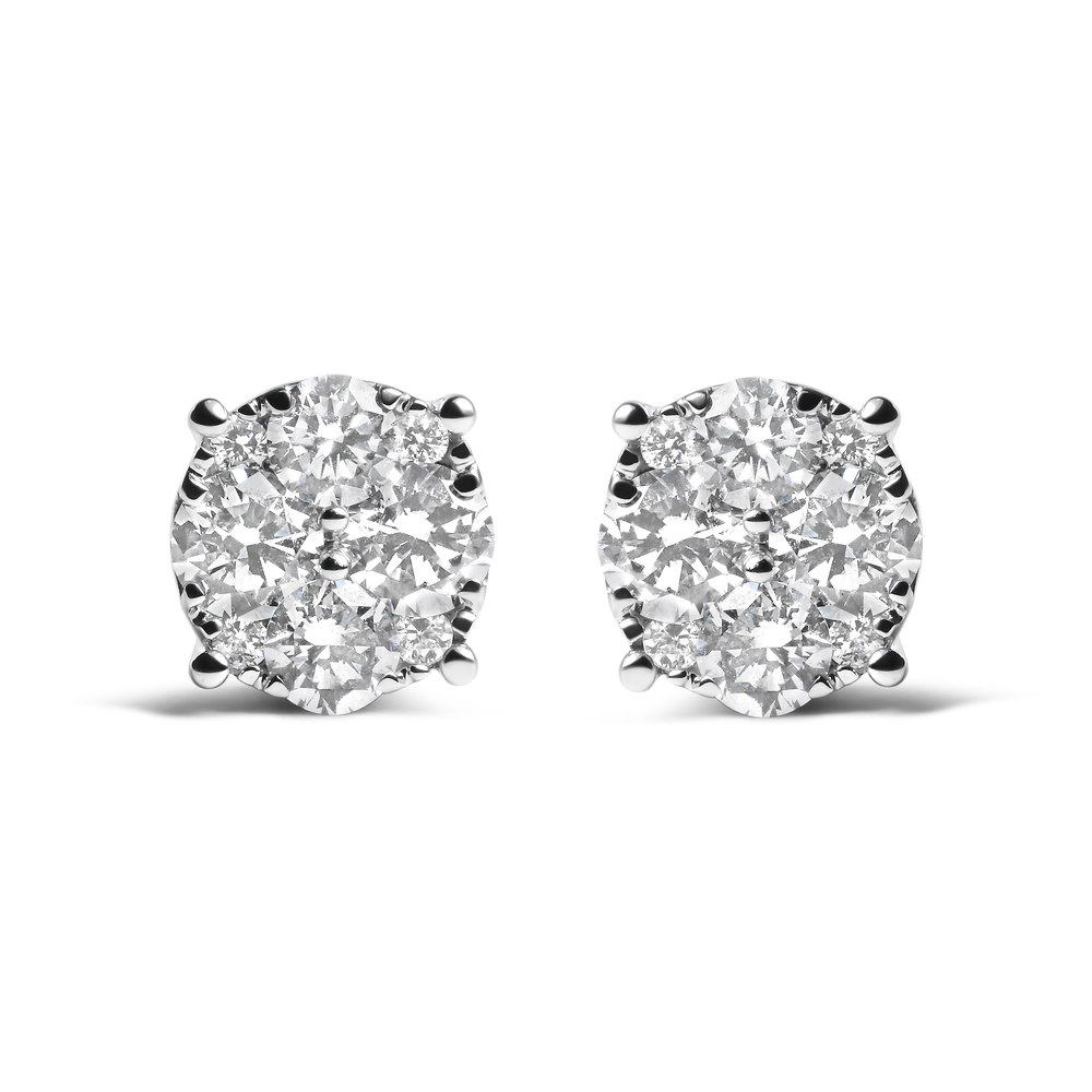 14K White Gold 2.00 Cttw Lab Grown Diamond
